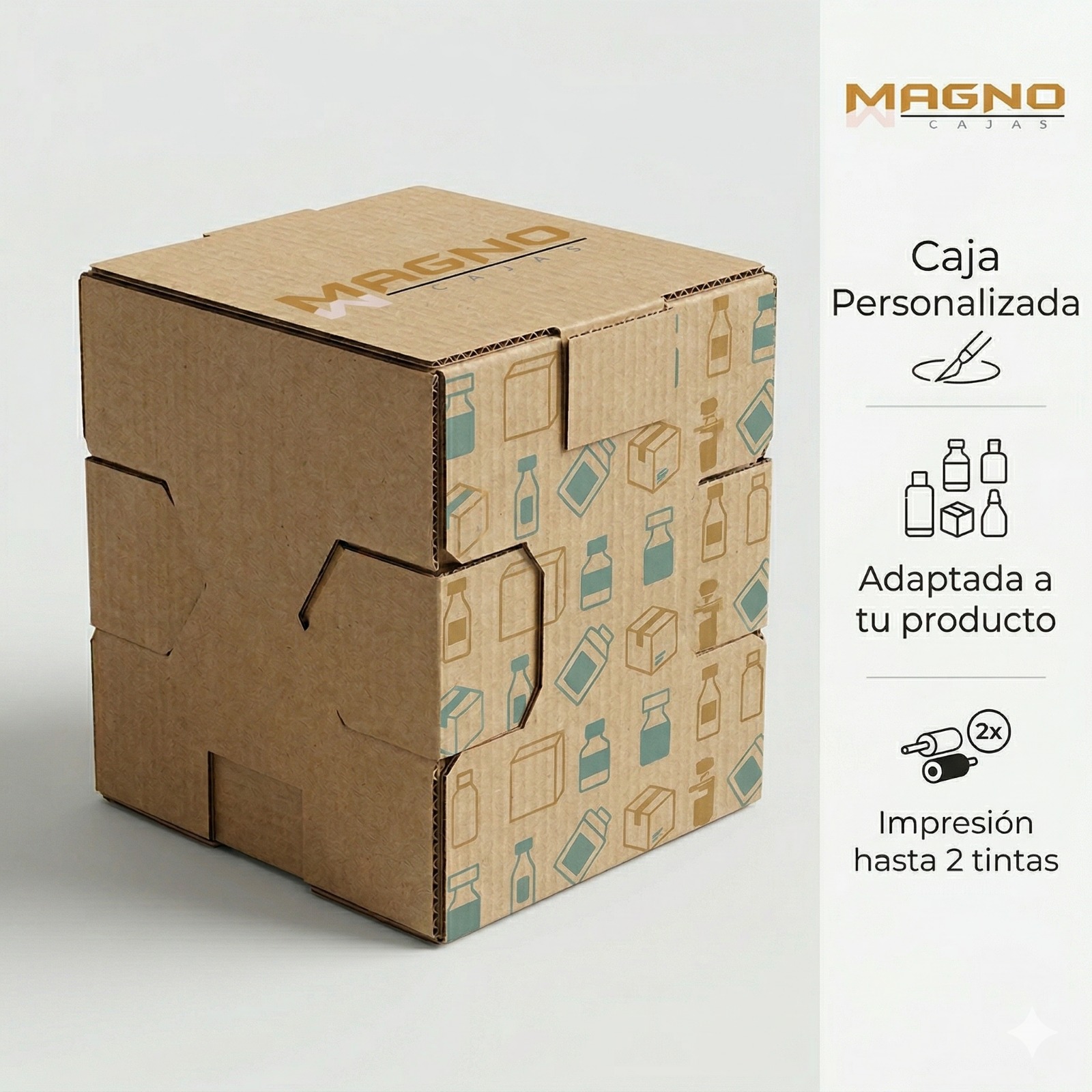 caja personalizada corrugado sencillo